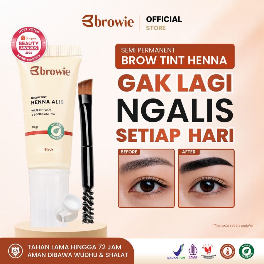 Detail browie Brow Tint Henna Alis 01