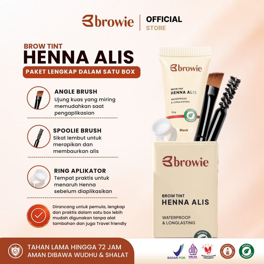 Detail browie Brow Tint Henna Alis 03