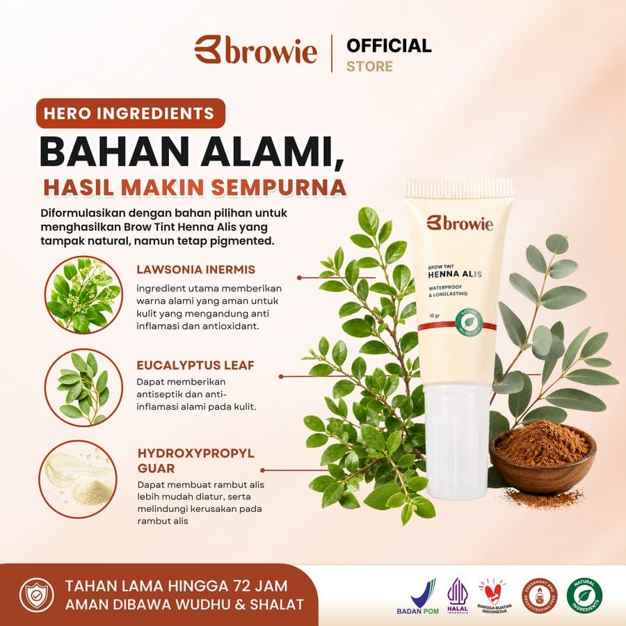 Detail browie Brow Tint Henna Alis 04
