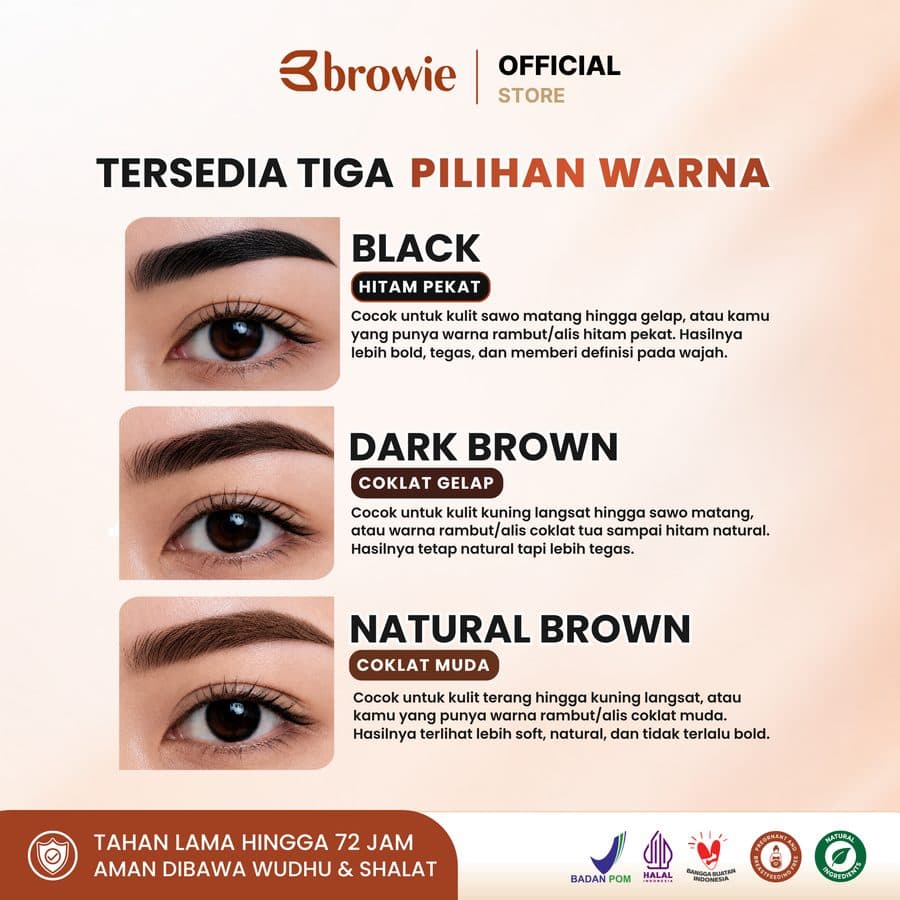Detail browie Brow Tint Henna Alis 05