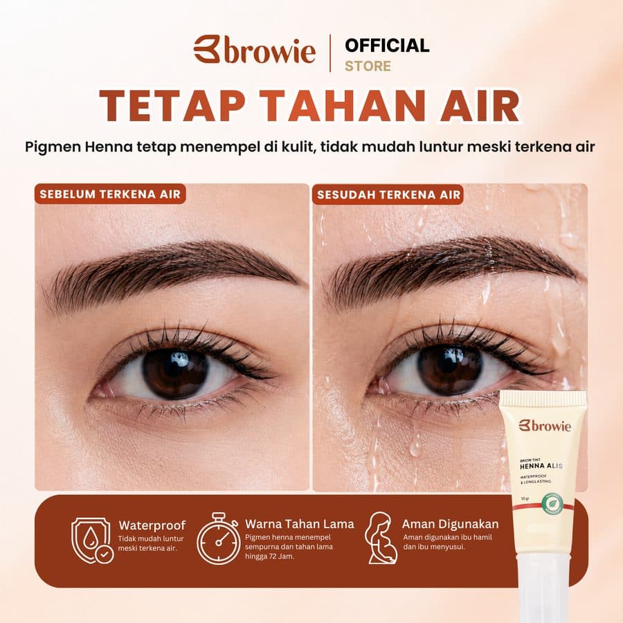 Detail browie Brow Tint Henna Alis 06