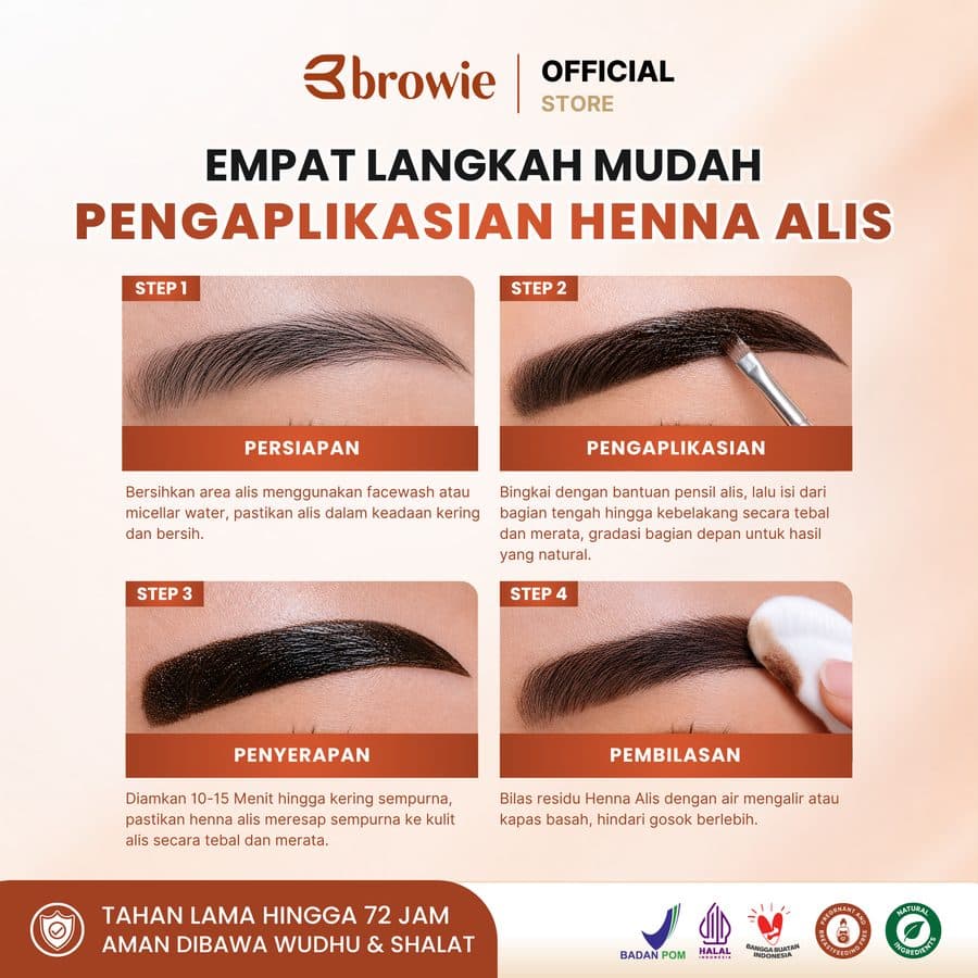 Detail browie Brow Tint Henna Alis 07