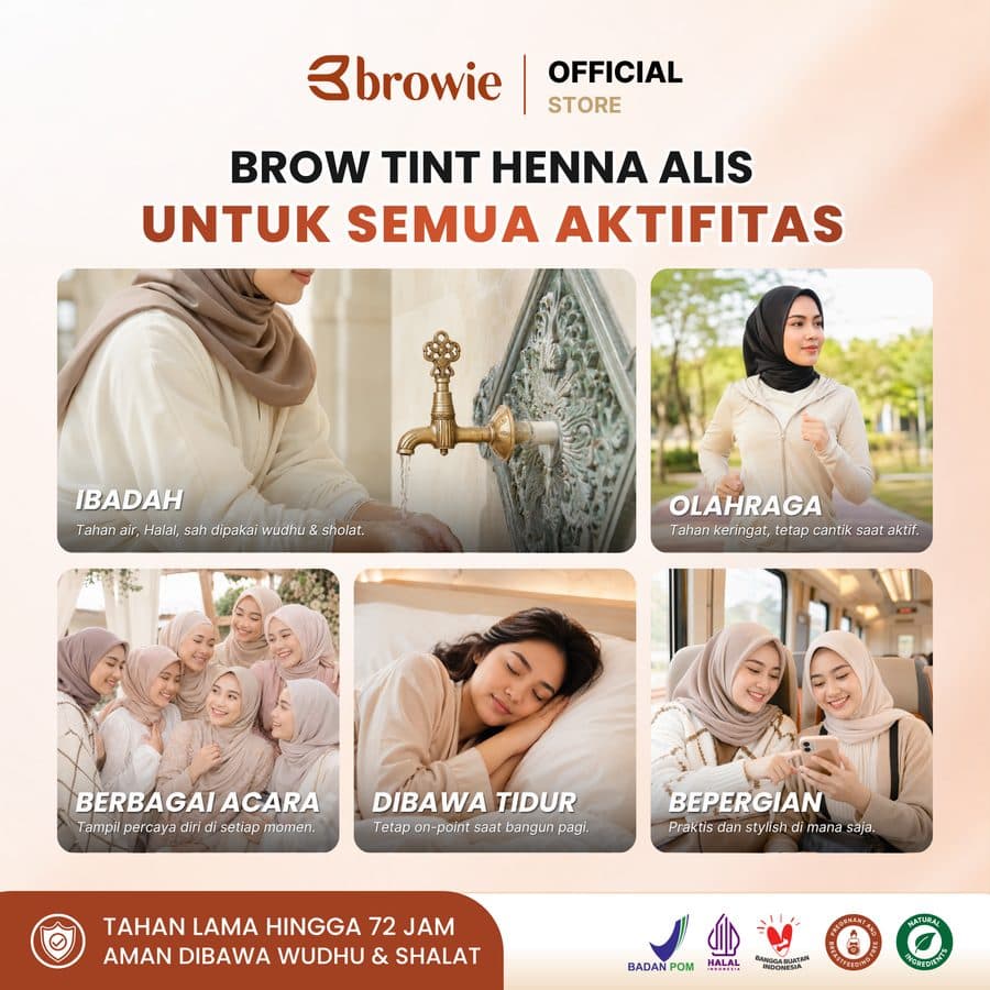 Detail browie Brow Tint Henna Alis 08