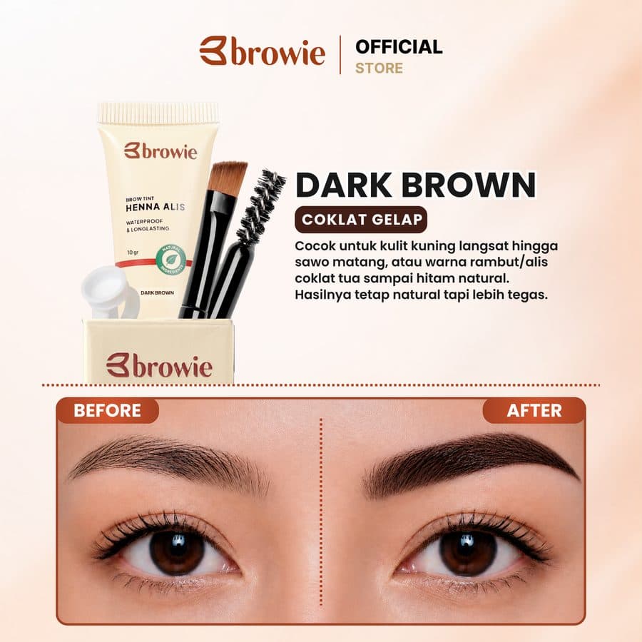 Detail browie Brow Tint Henna Alis 12