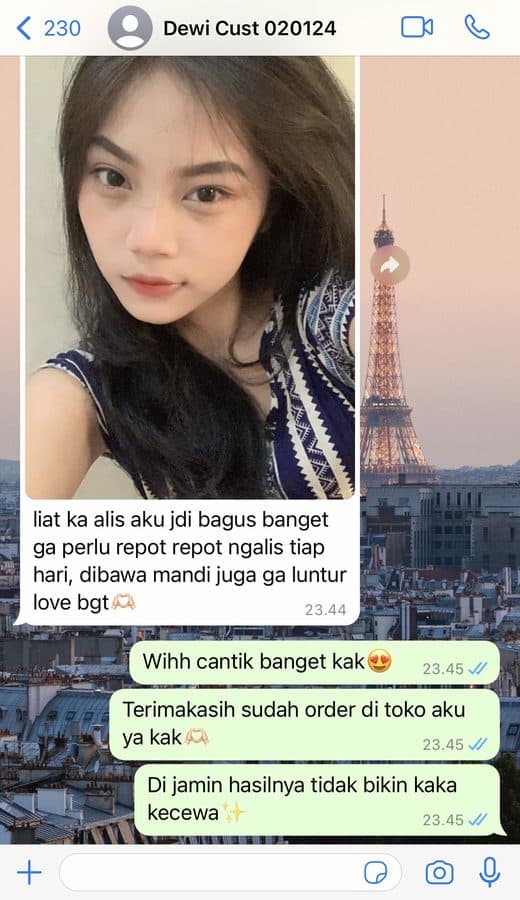 Testimoni customer browie 1
