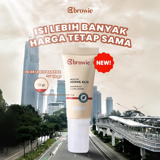 browie Brow Tint Henna Alis + Kuas Pipih